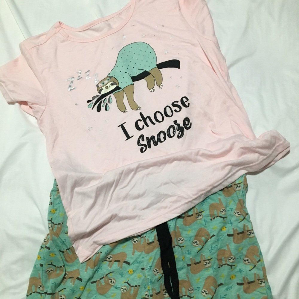 Women’s Bobbie Brooks Sloth pajamas